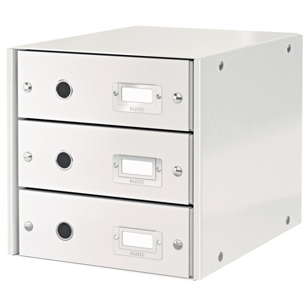 LEITZ Schubladenbox Click & Store, 3 Schübe, schwarz
