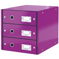 LEITZ Schubladenbox Click & Store, 3 Schübe,...