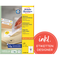 AVERY Zweckform Universal-Etiketten, 99,1 x 42,3 mm,...