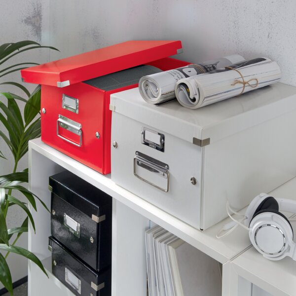 LEITZ Ablagebox Click &amp; Store WOW, DIN A4, wei&szlig;