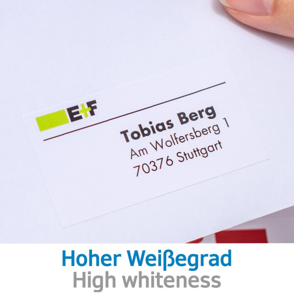 HERMA Universal-Etiketten PREMIUM, 63,5 x 46,6 mm, wei&szlig;