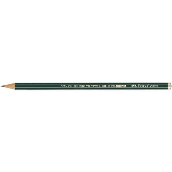 FABER-CASTELL Steno Bleistift CASTELL 9008, Härtegrad: B