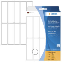 HERMA Vielzweck-Etiketten, 12 x 30 mm, weiß,...