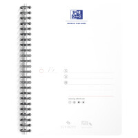 Oxford Office Spiralbuch, DIN A5, kariert, 90 Blatt, PP