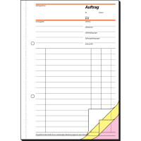 sigel Formularbuch "Auftrag", A5, 2 x 40 Blatt, SD