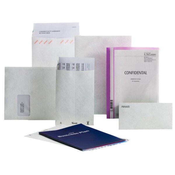 Tyvek Versandtaschen C4, mit Fenster, 55 g qm