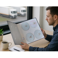 RNK Verlag Ordner für Diagrammscheiben, schwarz