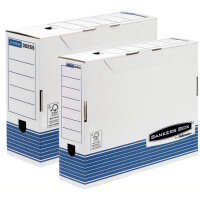 Fellowes BANKERS BOX SYSTEM Archiv-Schachtel, blau,(B)100 mm