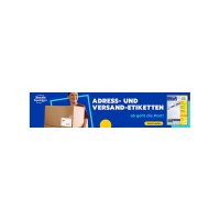 AVERY Zweckform Versand-Etiketten, 99,1 x 67,7 mm, hochweiß