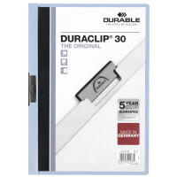 DURABLE Klemmhefter DURACLIP ORIGINAL 30, DIN A4, weiß