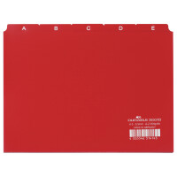 DURABLE Karteiregister A - Z, PP, A5 quer, blau, 25-teilig