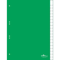 DURABLE Kunststoff-Register, PP, Stärke: 0,12 mm, 12-teilig