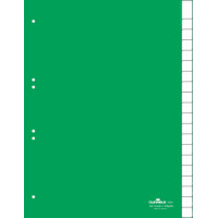 DURABLE Kunststoff-Register, PP, Stärke: 0,12 mm, 15-teilig