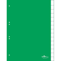 DURABLE Kunststoff-Register, PP, Stärke: 0,12 mm, 25-teilig