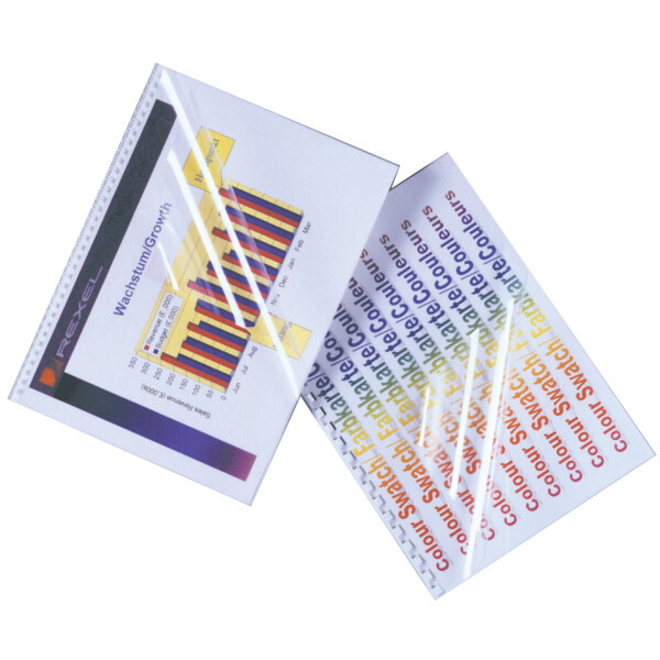 GBC Einbanddeckel HiClear, DIN A4, PVC, 0,15 mm, glasklar