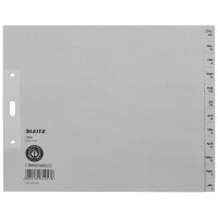 LEITZ Tauenpapier-Register, Monate, A4 Überbreite,...
