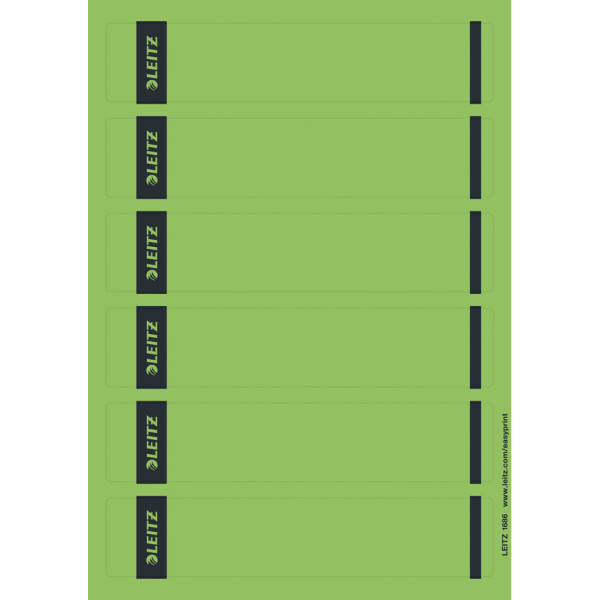 LEITZ Ordnerrücken-Etikett, 39 x 192 mm, kurz, schmal, grau