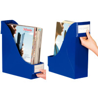 LEITZ Stehsammler extrabreit, DIN A4, Polystyrol, blau