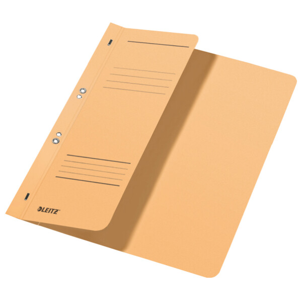 LEITZ Ösenhefter, DIN A4, Manilakarton, orange, kauf-