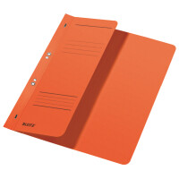 LEITZ Ösenhefter, DIN A4, Manilakarton, orange, kauf-