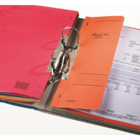 LEITZ Einhakhefter, DIN A4, Manilakarton, blau