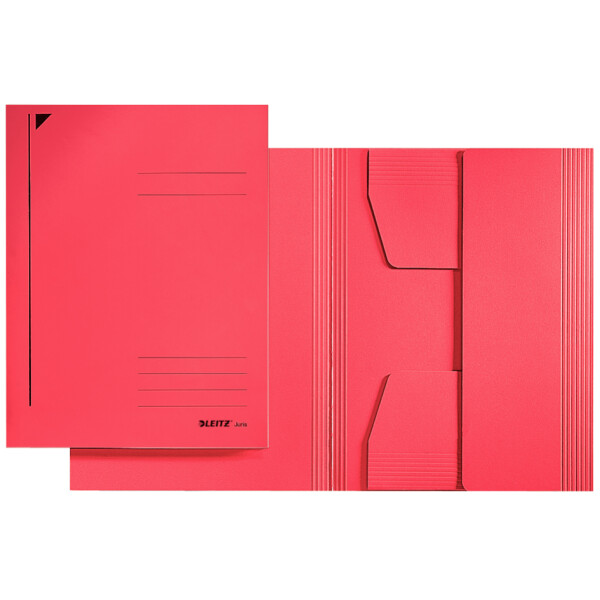 LEITZ Jurismappe, DIN A4, Karton 430 g qm, rot