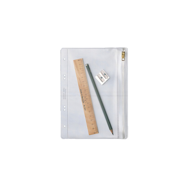 LEITZ Reißverschlusstasche, DIN A4, PVC, genarbt, 0,20 mm