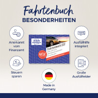 AVERY Zweckform Formularbuch "Fahrtenbuch", A6...