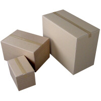 HAPPEL Wellpapp-Faltkarton 831, (L)350 x (B)250 x (H)85 mm