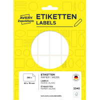 AVERY Zweckform Vielzweck-Etiketten, 18 x 12 mm, weiß, FP