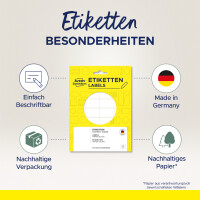 AVERY Zweckform Vielzweck-Etiketten, 32 x 23 mm,...
