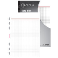 CHRONOPLAN Karo Blatt, Midi, 25 Blatt, 80 g qm