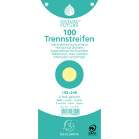 EXACOMPTA Trennstreifen Premium, 105 x 240 mm, weiß