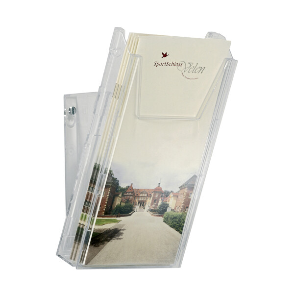 DURABLE Prospekthalter COMBIBOXX 1 3 DIN A4, transparent
