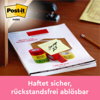 Post-it Haftnotizen z-notes, 76 x 76 mm, kanariengelb