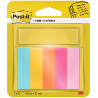 Post-it Haftstreifen Page Marker, Papier, schmal, Energetic