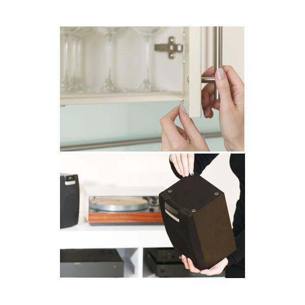 tesa Protect L&auml;rm- Rutschstopper, rund, Durchmesser: 8 mm