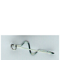 DURABLE Namensschild, mit Wellennadel, 75 x 40 mm