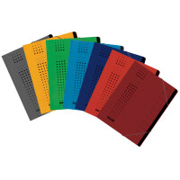 ELBA chic-Ordnungsmappe, A4 gelb, Fächer 1-12, Karton