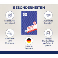 AVERY Zweckform Formularbuch "Kassenabrechnung", SD, A4