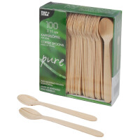 PAPSTAR Holz-Kaffeelöffel "pure",...