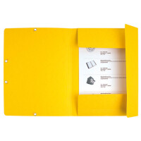 EXACOMPTA Eckspannermappe, DIN A4, Karton 400 g qm, gelb