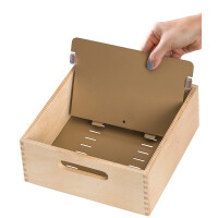 HAN Stützplatte für Holz-Karteikästen und...