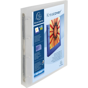 EXACOMPTA Präsentations-Ringbuch, A4 Maxi, weiß, 4O-Ring