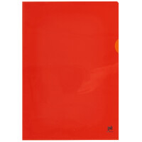 Oxford Sichthülle Premium, DIN A4, PVC, glasklar, gelb, 25er