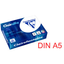 Clairalfa Multifunktionspapier, DIN A5, 80 g qm, extra weiß
