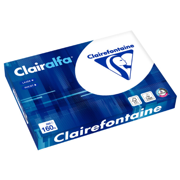 Clairefontaine Multifunktionspapier, DIN A3, extra wei&szlig;