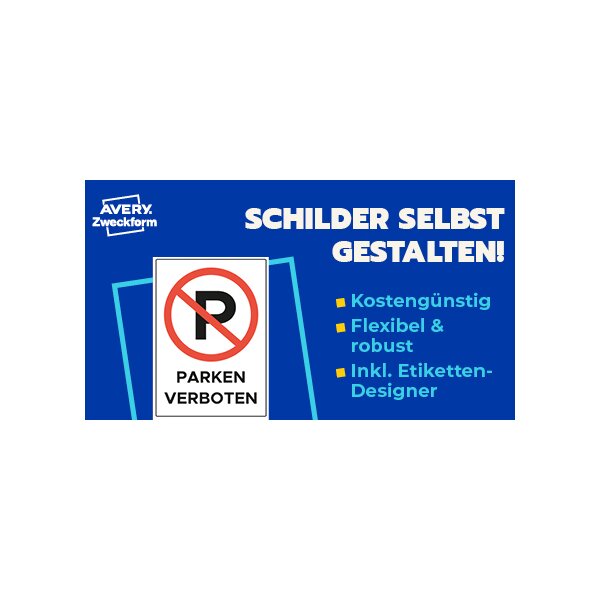 AVERY Zweckform wetterfeste Etiketten, 210 x 297 mm