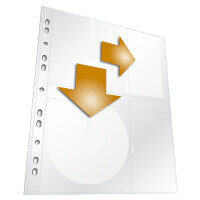 DURABLE CD- DVD-Hülle COVER M, für 4 CDs, PP,...