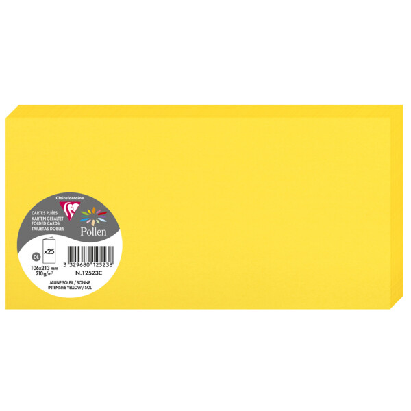 Pollen by Clairefontaine Doppelkarte DL, clementine